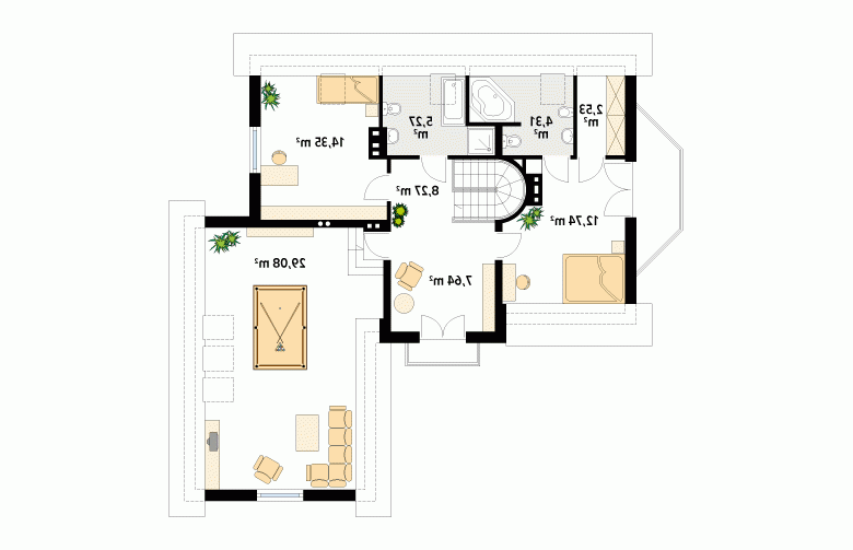 Projekt domu wielorodzinnego Batuta 3 - 