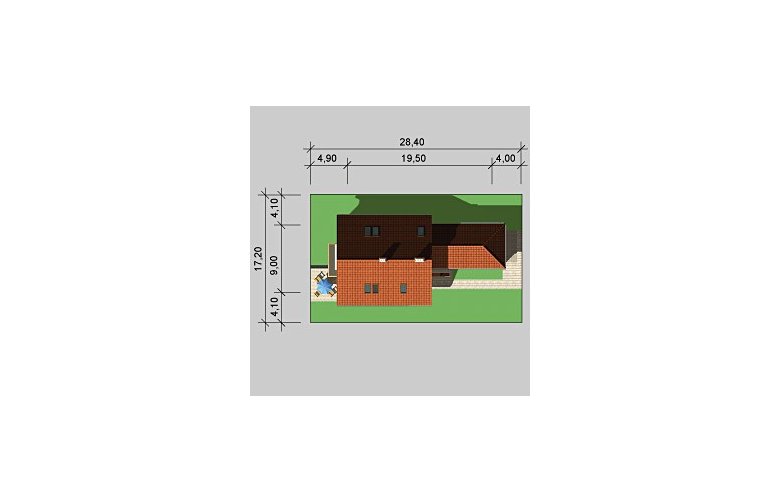 Projekt domu wolnostojącego LK&65 - Usytuowanie