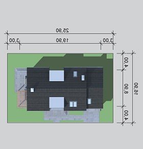 Usytuowanie budynku LK&911 w wersji lustrzanej