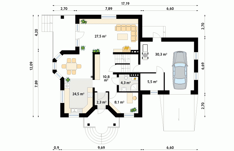 Projekt domu wielorodzinnego Bolero 2 - 