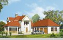 Projekt domu piętrowego LK&105 - wizualizacja 0
