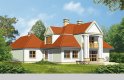 Projekt domu piętrowego LK&105 - wizualizacja 1