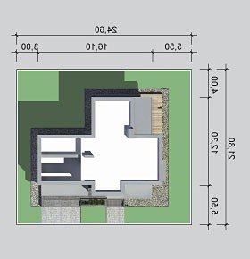 Usytuowanie budynku LK&935 w wersji lustrzanej