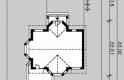 Projekt domu jednorodzinnego LK&133 - usytuowanie - wersja lustrzana