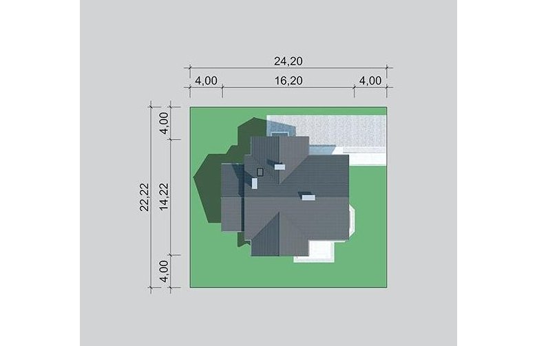 Projekt domu jednorodzinnego LK&134 - Usytuowanie