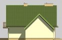 Projekt domu jednorodzinnego LK&135 - elewacja 4