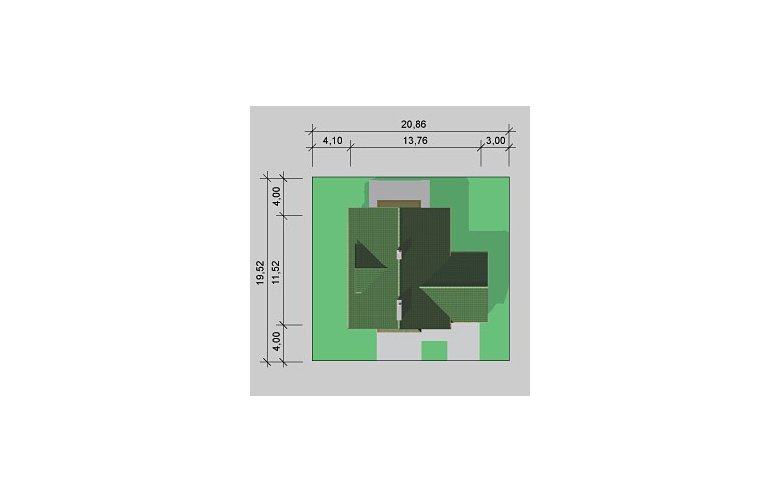 Projekt domu jednorodzinnego LK&135 - Usytuowanie