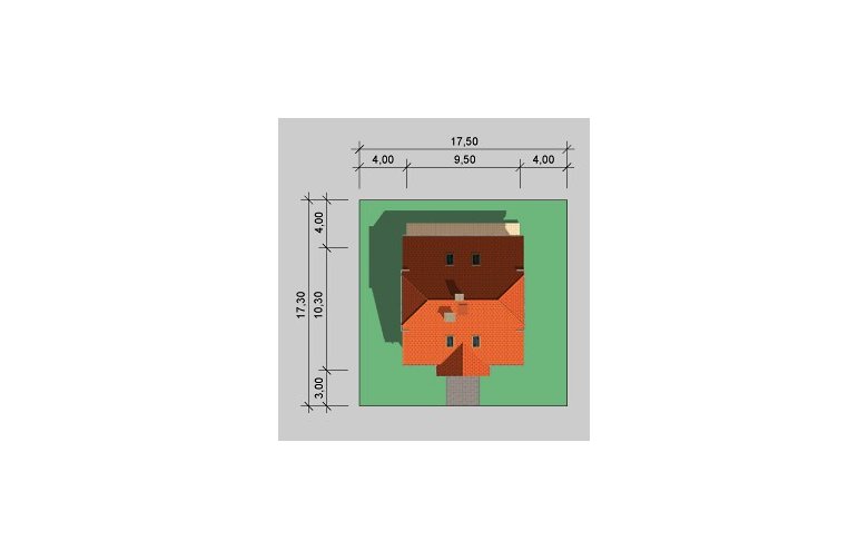 Projekt domu jednorodzinnego LK&136 - Usytuowanie