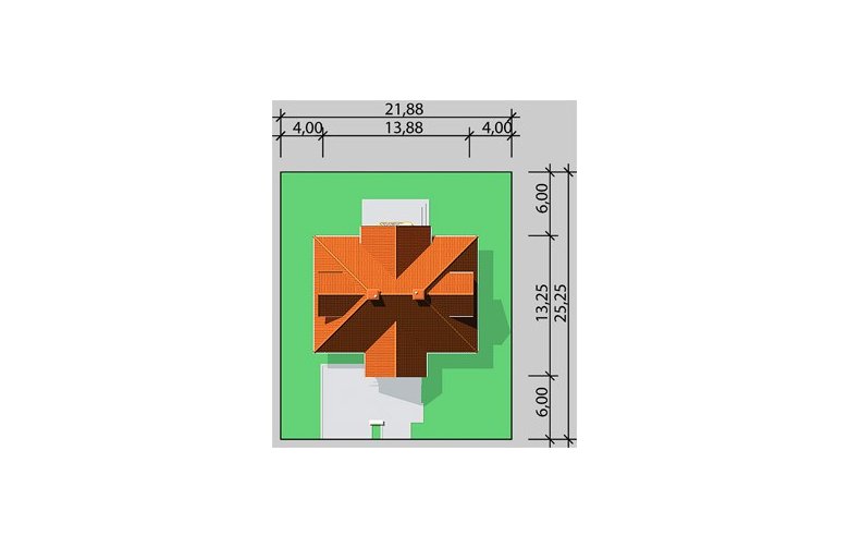 Projekt domu jednorodzinnego LK&137 - Usytuowanie