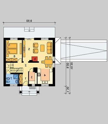 PARTER LK&138 - wersja lustrzana