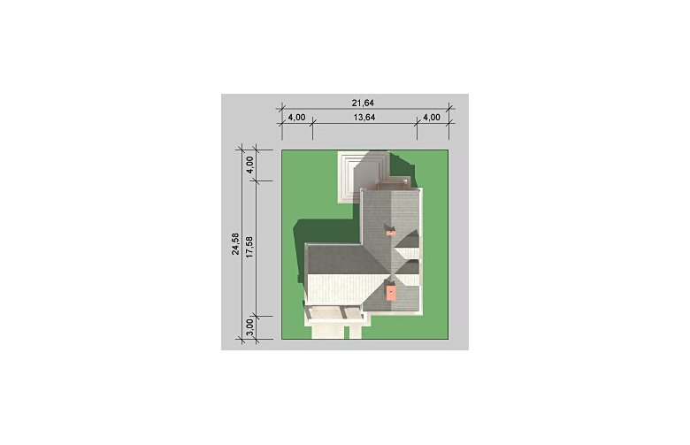 Projekt domu jednorodzinnego LK&141 - Usytuowanie