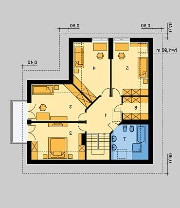 PODDASZE LK&144 - wersja lustrzana