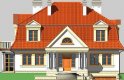 Projekt domu piętrowego LK&353 - elewacja 3