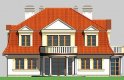 Projekt domu piętrowego LK&353 - elewacja 4