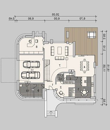 PARTER LK&907 - wersja lustrzana