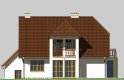 Projekt domu jednorodzinnego LK&148 - elewacja 2