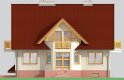 Projekt domu jednorodzinnego LK&151 - elewacja 1