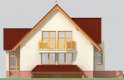 Projekt domu jednorodzinnego LK&151 - elewacja 2
