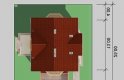 Projekt domu jednorodzinnego LK&151 - usytuowanie - wersja lustrzana