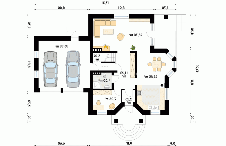 Projekt domu wielorodzinnego Bolero 3 - 