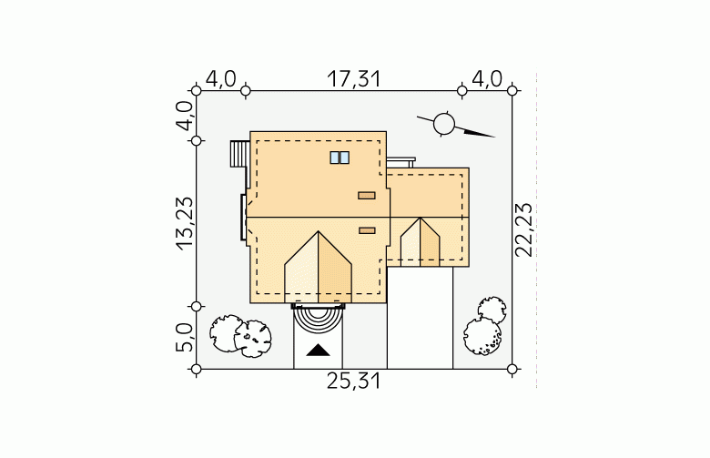 Projekt domu wielorodzinnego Bolero 3 - Usytuowanie