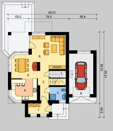 PARTER LK&163 - wersja lustrzana