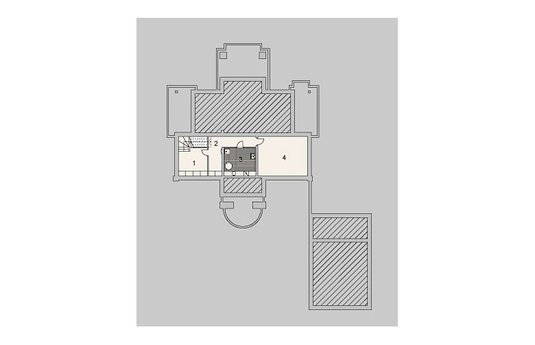 Projekt domu jednorodzinnego LK&939 - piwnica