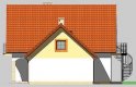 Projekt domu jednorodzinnego LK&344 - elewacja 2