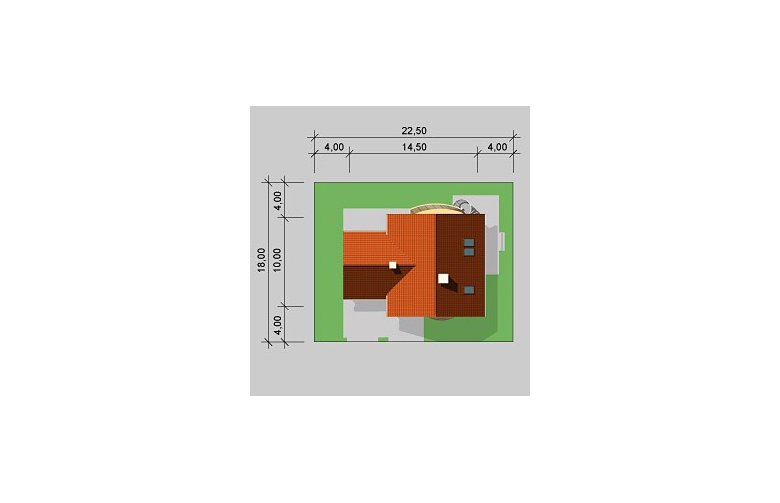 Projekt domu jednorodzinnego LK&344 - Usytuowanie