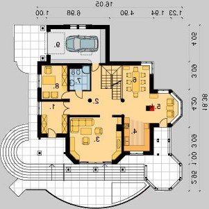 PARTER LK&173 - wersja lustrzana