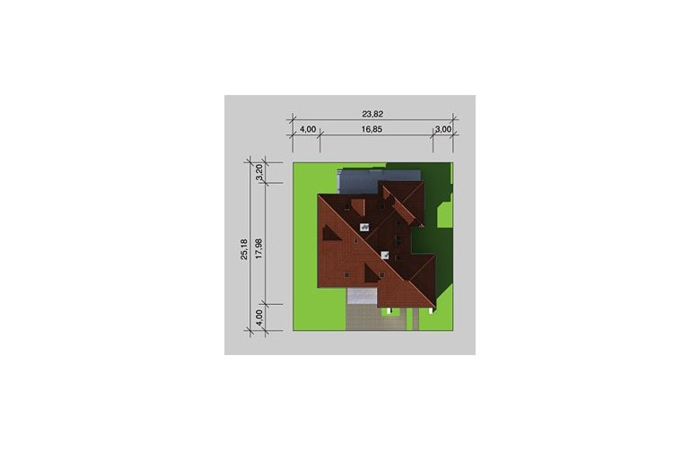 Projekt domu jednorodzinnego LK&177 - Usytuowanie