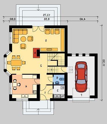 PARTER LK&182 - wersja lustrzana