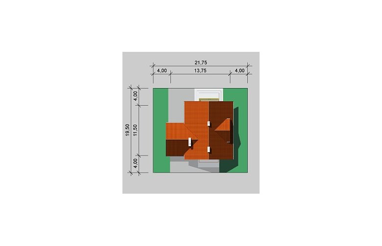 Projekt domu jednorodzinnego LK&182 - Usytuowanie