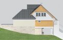 Projekt domu jednorodzinnego LK&185 - elewacja 1