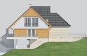 Projekt domu jednorodzinnego LK&185 - elewacja 2