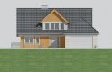 Projekt domu jednorodzinnego LK&185 - elewacja 4