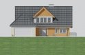 Projekt domu jednorodzinnego LK&185 - elewacja 4