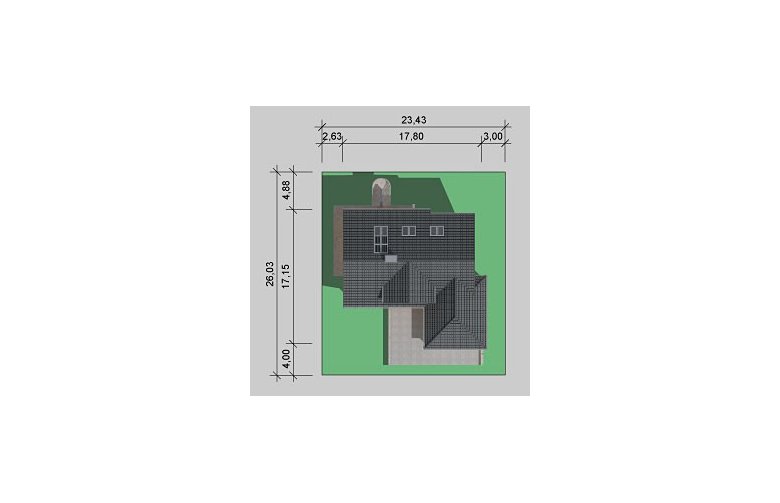 Projekt domu jednorodzinnego LK&185 - Usytuowanie