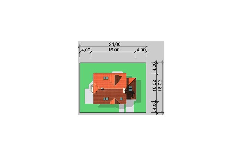 Projekt domu jednorodzinnego LK&193 - Usytuowanie