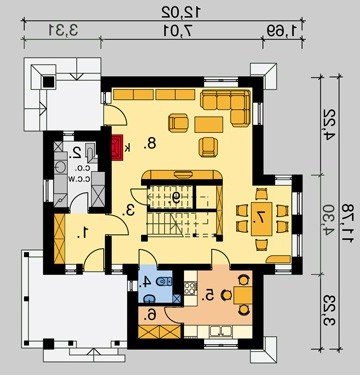 PARTER LK&194 - wersja lustrzana