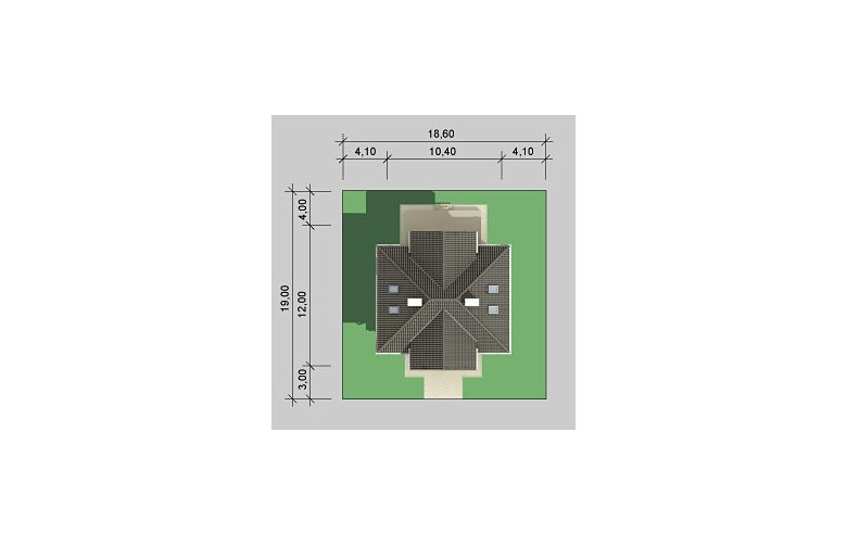 Projekt domu jednorodzinnego LK&205 - Usytuowanie