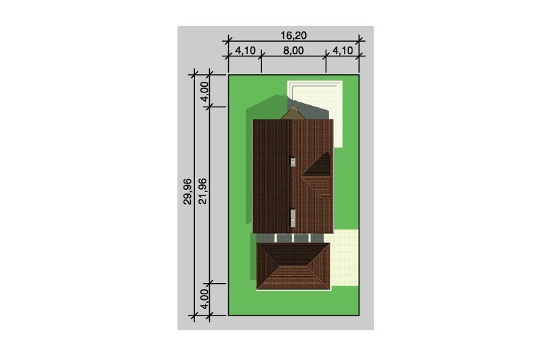 Projekt domu jednorodzinnego LK&209 - Usytuowanie