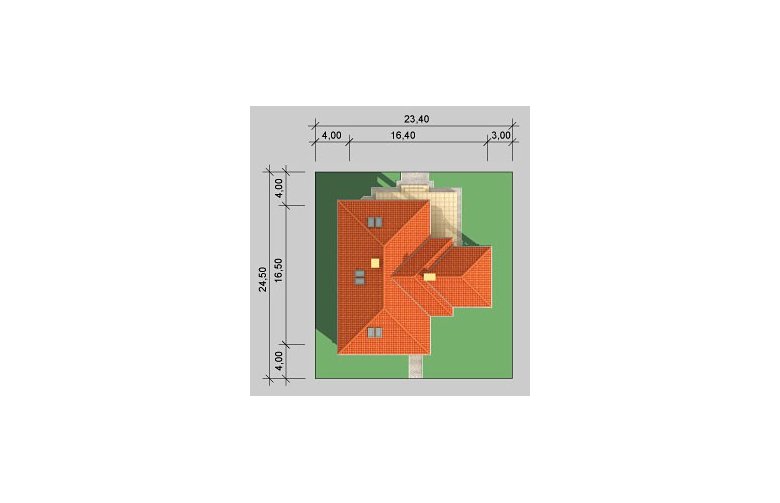 Projekt domu jednorodzinnego LK&213 - Usytuowanie