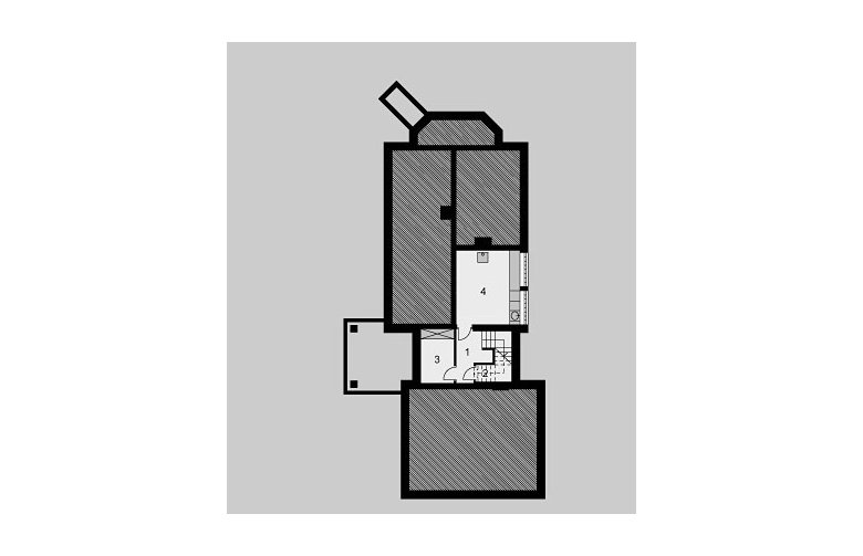 Projekt domu jednorodzinnego LK&217 - piwnica