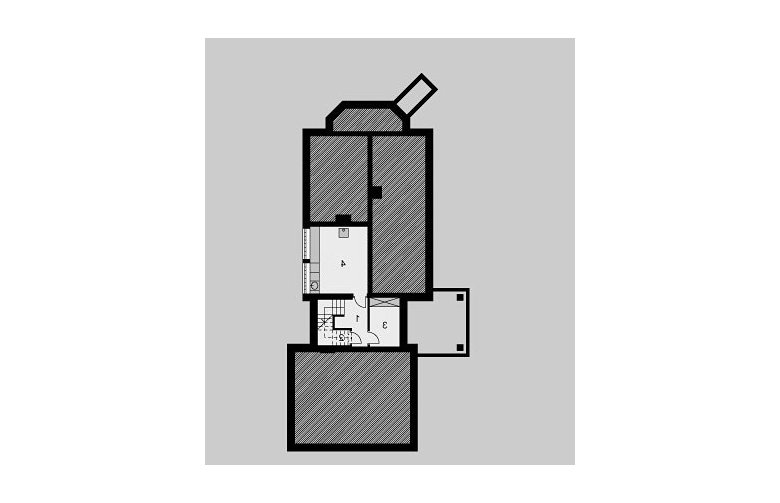 Projekt domu jednorodzinnego LK&217 - piwnica