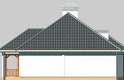 Projekt domu dwurodzinnego LK&221 - elewacja 4