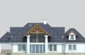 Projekt domu piętrowego LK&882 - elewacja 3