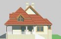 Projekt domu jednorodzinnego LK&226 - elewacja 4
