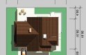 Projekt domu jednorodzinnego LK&227 - usytuowanie - wersja lustrzana