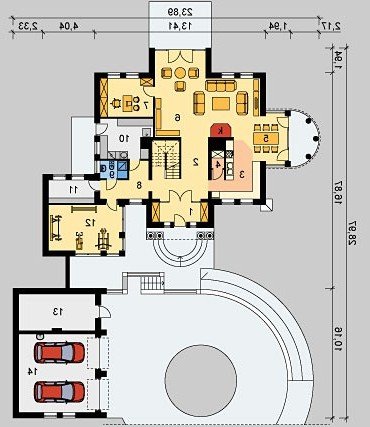 PARTER LK&229 - wersja lustrzana